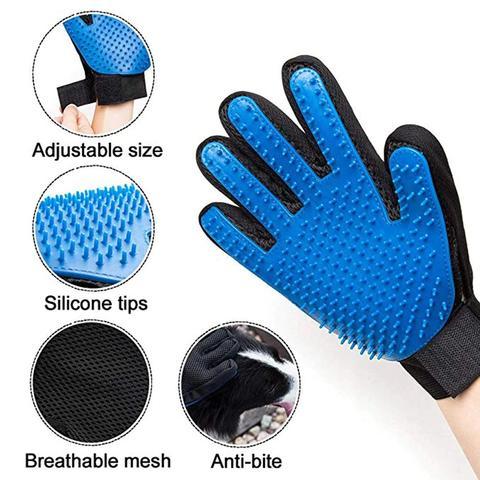 Pet Hair Grooming Gloves for Cats and Dogs