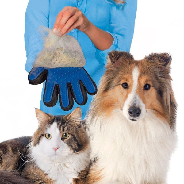 Pet Hair Grooming Gloves for Cats and Dogs