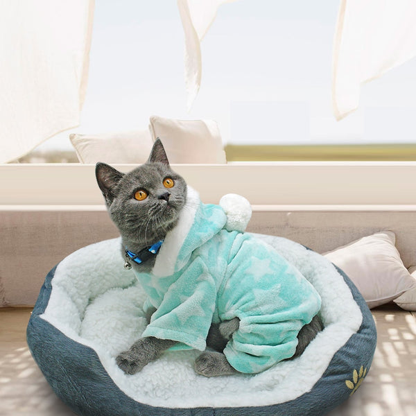 Cat Clothes: Cat Hoodie Pajamas for Cats - Online Pet Bargains